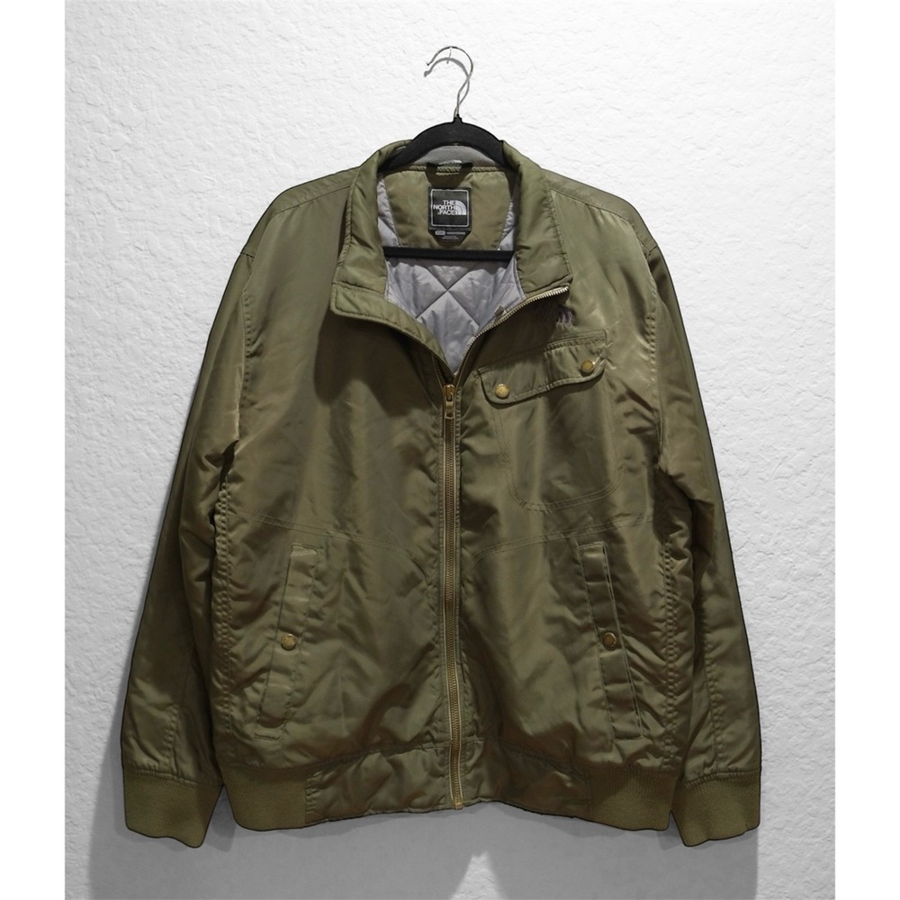 The North Face Olive Green Bomber Jacket